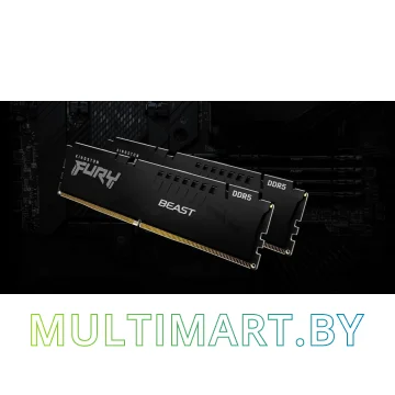 Оперативная память Kingston FURY Beast 2x16GB DDR5 PC5-51200 (KF564C32BBK2-32) картинка 4
